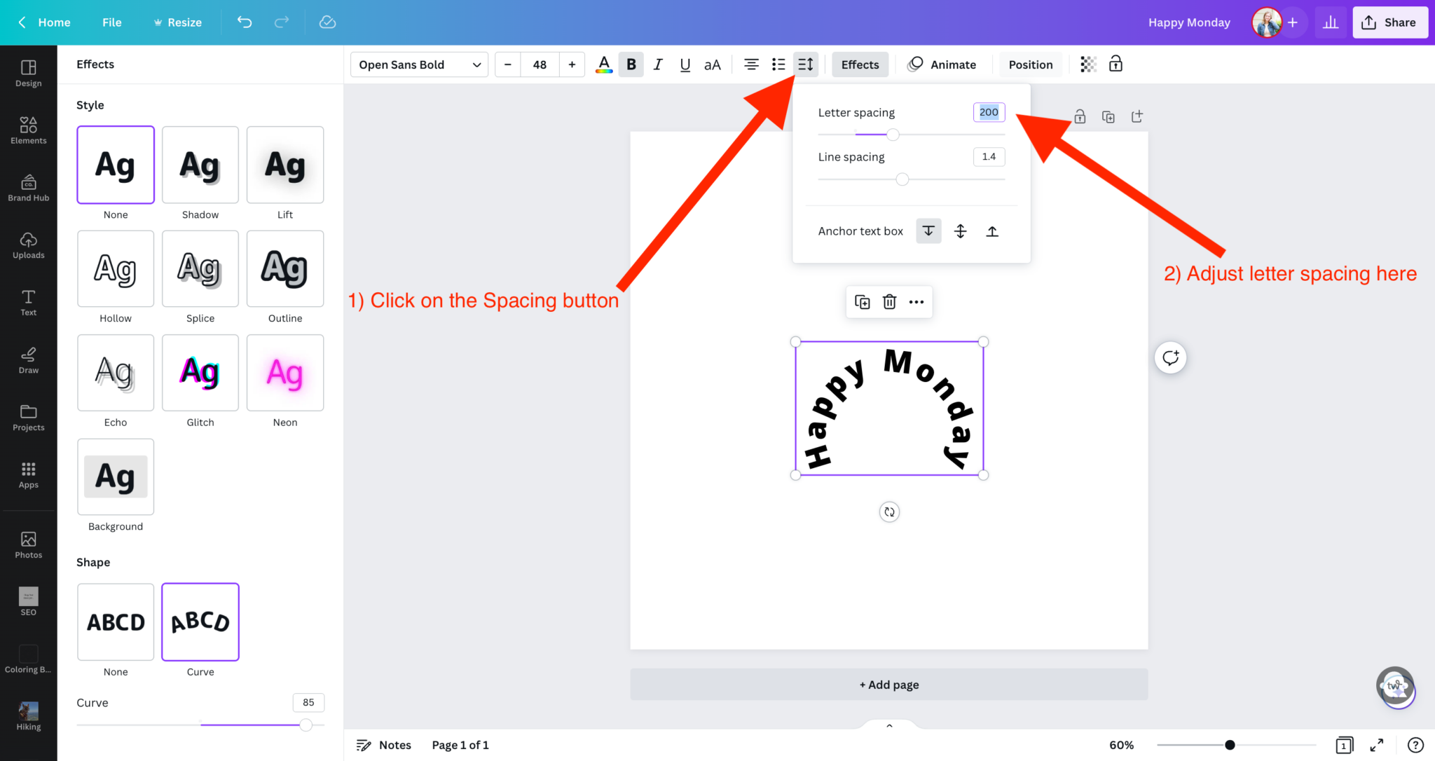 How to Curve Text in Canva (3 Easy Steps in 2026)